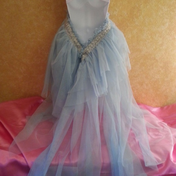 Something Blue Boho Babydoll Dress - Picture 4 of 8